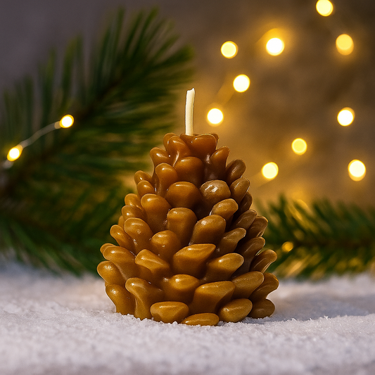 Winter Pinecone Candle